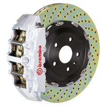 Cargar imagen en el visor de la galería, Brembo 00-05 ML500/ML55 AMG Front GT BBK 8 pistones fundidos 380x34 2 piezas rotor perforado-plata