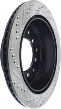 Cargar imagen en el visor de la galería, StopTech Power Slot 03-09 Toyota 4 Runner / 03-09 Lexus GX470 Drilled &amp; Slotted Left Rear Rotor