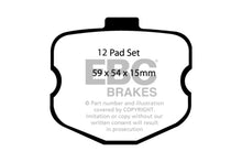 Cargar imagen en el visor de la galería, EBC 06-08 Chevrolet Corvette (C6) 7.0 (Z06) Bluestuff Front Brake Pads