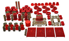 Cargar imagen en el visor de la galería, Suspensión energética 67-79 GM Camaro / Firebird con resortes de hojas múltiples, juego de bujes maestros Hyper-Flex rojos