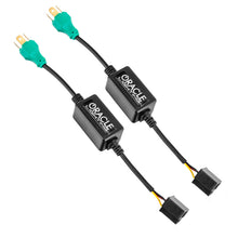 Cargar imagen en el visor de la galería, Oracle LED CANBUS Flicker-Free Adapters (Pair) - H4 SEE WARRANTY
