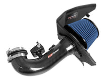 Cargar imagen en el visor de la galería, aFe 19-20 GM Trucks 5.3L/6.2L Track Series Sistema de admisión de aire frío de fibra de carbono con filtros Pro 5R