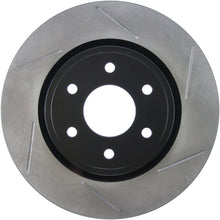 Cargar imagen en el visor de la galería, StopTech Power Slot 05-09 Nissan Frontier 2WD / 02-05 Frontier 4WD Slotted Front Left Rotor