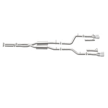 Cargar imagen en el visor de la galería, MagnaFlow Cat-Back, SS, 2.5 pulgadas, cuádruple trasero dividido con punta de 3.5 pulgadas 2015 Dodge Challenger 3.6L V6