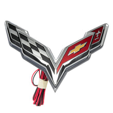 Cargar imagen en el visor de la galería, Oracle Corvette C7 Rear Illuminated Emblem - Pink SEE WARRANTY