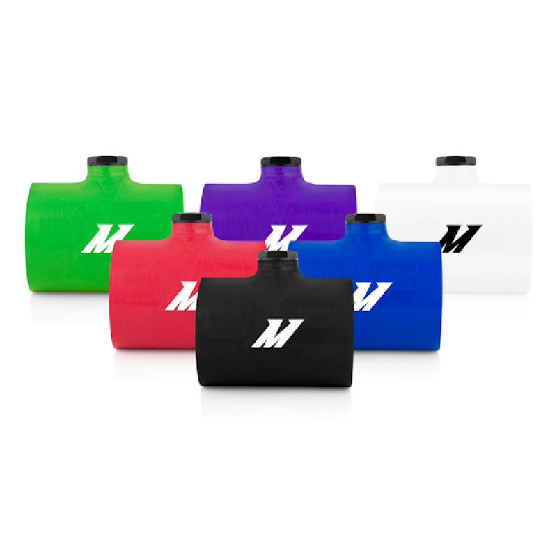 Acoplador de silicona negro Mishimoto de 3,0 pulgadas con tapón NPT de 1/8 pulgadas