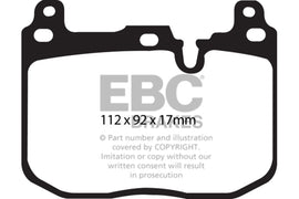 EBC 2017+ BMW M240 Coupé Pastillas de freno delanteras Bluestuff