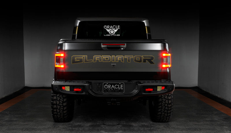 Oracle Jeep Gladiator JT Flush Mount LED Standard Red Tail Lights | 5882-504