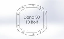 Cargar imagen en el visor de la galería, aFe Street Series Dana 30 Cubierta diferencial delantera negra con aletas mecanizadas 97-18 Jeep Wrangler