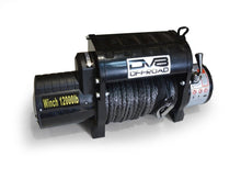 Cargar imagen en el visor de la galería, Cabrestante DV8 Offroad de 12000 LB con cable sintético y control remoto inalámbrico - Negro