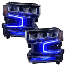 Cargar imagen en el visor de la galería, Oracle 19-21 Chevy Silverado 1500 RGB+W Headlight DRL Upgrade Kit - ColorSHIFT 2 SEE WARRANTY