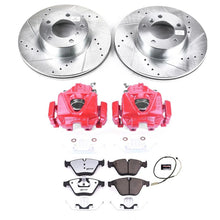 Load image into Gallery viewer, Power Stop 13-15 BMW X1 Front Z26 Street Warrior Brake Kit w/Calipers