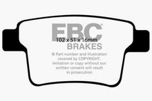 Cargar imagen en el visor de la galería, EBC 04-07 Ford Five Hundred 3.0 Ultimax2 Rear Brake Pads