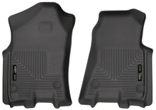 Cargar imagen en el visor de la galería, Husky Liners 2019 Ram 1500 Crew Cab WeatherBeater Revestimientos de piso para primera fila en color negro