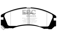 Cargar imagen en el visor de la galería, EBC 98-02 Dodge B150 B1500 Cargo 1500 Van 1/2 Ton Ultimax2 Rear Brake Pads