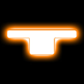 ORACLE Lighting Universal Illuminated LED Letter Badges - Matte Wht Surface Finish - T SEE WARRANTY