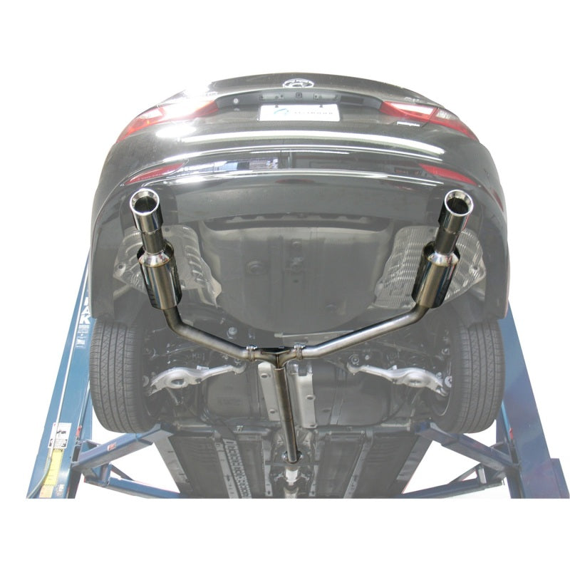 Injen 2011-14 Hyundai Sonata/Kia Optima 2.0L - Respaldo de gato de 3 pulgadas con silenciadores dobles de 60 mm