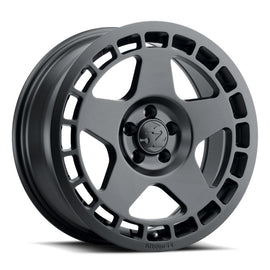 quince52 Turbomac 17x7.5 5x112 40mm ET 66.56mm Rueda negra de asfalto con orificio central