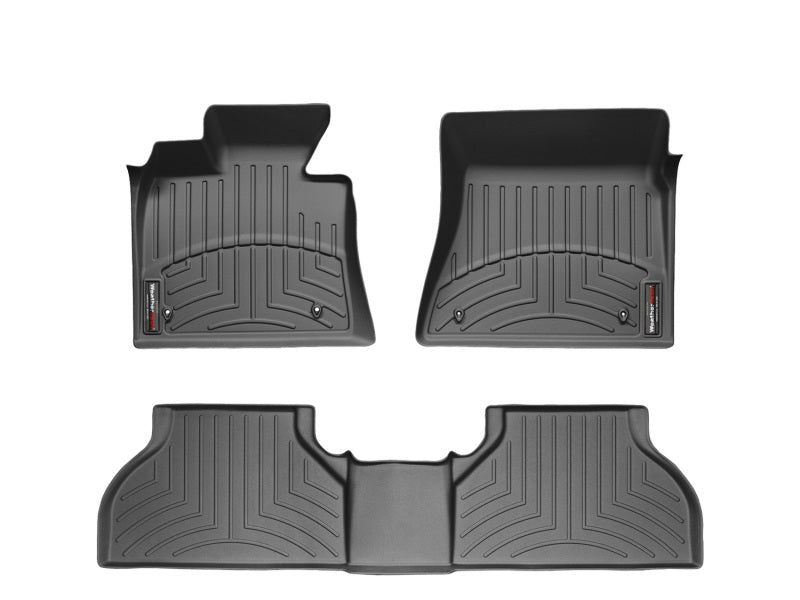 WeatherTech 2013+ Jaguar JX Series Front FloorLiner - Black (Fits Both Wheelbase Lengths; Not RWD)