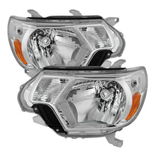 Cargar imagen en el visor de la galería, Xtune Toyota Tacoma 2012-2015 OEM Style Headlights Chrome HD-JH-TTA12-AM-C
