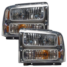 Cargar imagen en el visor de la galería, Oracle 05-07 Ford F-250/350 SMD HL - Chrome - ColorSHIFT w/ BC1 Controller SEE WARRANTY