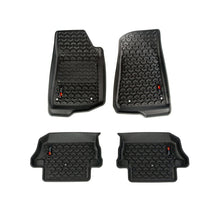 Cargar imagen en el visor de la galería, Rugged Ridge Floor Liner Kit Black F/R 18-20 Jeep Wrangler JL 2Dr