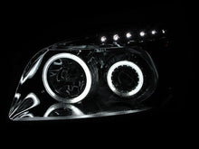 Cargar imagen en el visor de la galería, ANZO 2006-2008 Toyota Rav4 Faros delanteros con proyector con halo negro