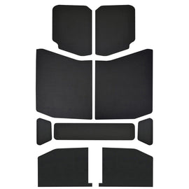 DEI 18-23 Jeep Wrangler JL 4 puertas Boom Mat Headliner - 9 piezas - Negro