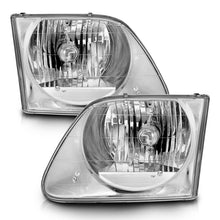 Cargar imagen en el visor de la galería, ANZO 1997-2003 Ford F-150 Faros delanteros de cristal cromados
