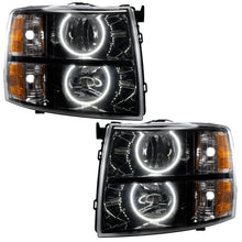 Cargar imagen en el visor de la galería, Oracle 07-13 Chevrolet Silverado SMD HL - Black - Round Style - White SEE WARRANTY