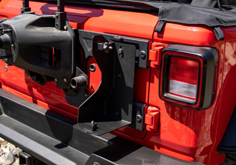 Rampage 2007-2019 Jeep Wrangler(JL) Soporte para gato todoterreno, color negro