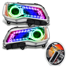 Cargar imagen en el visor de la galería, Oracle 11-14 Chrysler 300C SMD HL - Chrome - NON HID - ColorSHIFT DRL - ColorSHIFT SEE WARRANTY