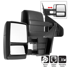 Cargar imagen en el visor de la galería, Xtune Pair Ford Superduty 04-14 Manual Telescoping Mirrors MIR-FF15004-MA-SET