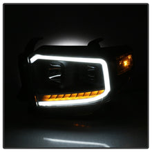 Cargar imagen en el visor de la galería, xTune 14-17 Toyota Tundra DRL LED Light Bar Projector Headlights - Black (PRO-JH-TTU14-LB-BK)