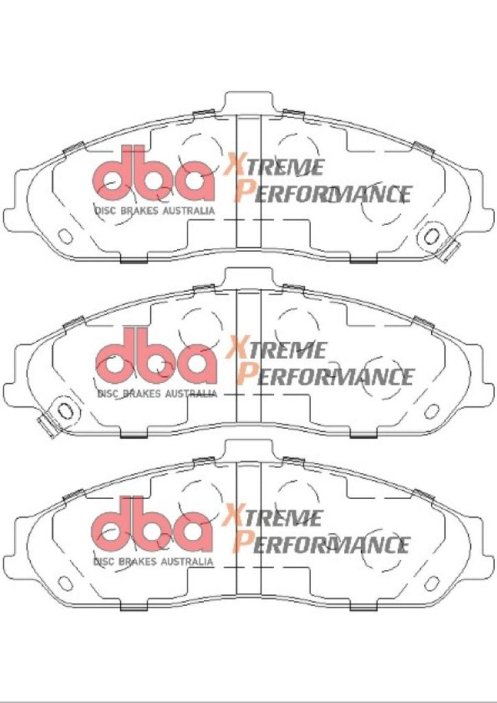 DBA 97-06 Corvette (Incl C5 Z06) XP650 Pastillas de freno delanteras