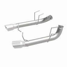 Cargar imagen en el visor de la galería, MagnaFlow 13 Ford Mustang Dual Split Rear Exit Stainless Axle-Back Cat Back Exhaust (Competition)