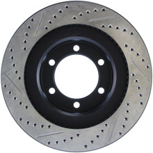 Cargar imagen en el visor de la galería, StopTech Slotted &amp; Drilled Sport Brake Rotor