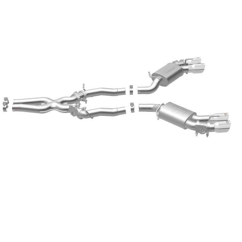 MagnaFlow 2016 Chevy Camaro 6.2L V8 Competition Cat Back con puntas pulidas cuádruples