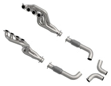 Cargar imagen en el visor de la galería, Kooks 2020 Mustang GT500 5.2L 2 pulgadas x 3 pulgadas SS cabezales con tubo de conexión con gato VERDE