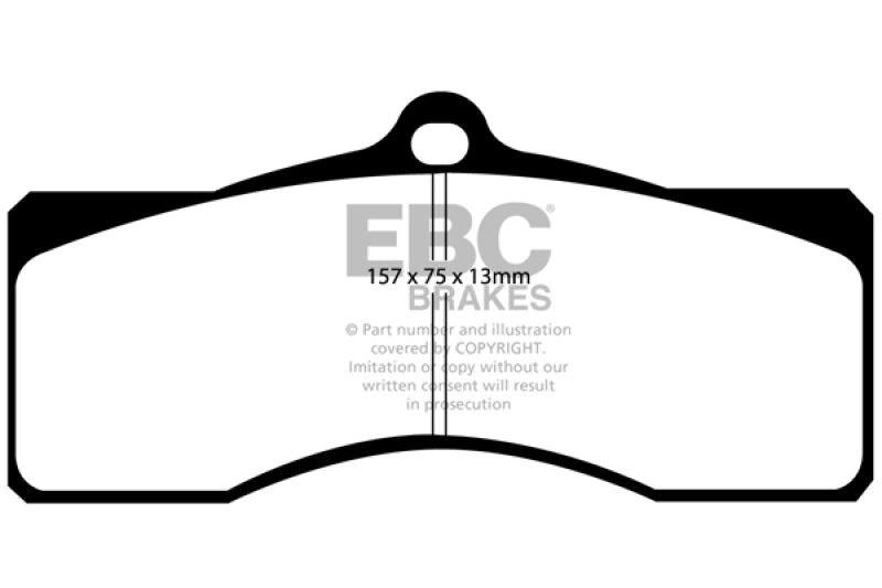EBC 68-69 Chevrolet Camaro (1.a generación) 4.9 Pastillas de freno delanteras Bluestuff