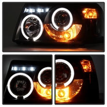 Cargar imagen en el visor de la galería, Spyder Ford Ranger 01-11 1PC Projector Headlights LED Halo LED Blk Smke PRO-YD-FR01-1PC-HL-BSM