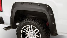 Cargar imagen en el visor de la galería, Bushwacker 07-13 GMC Sierra 1500 Fleetside Boss Pocket Style Flares 4pc 78.7/97.6in Bed - Black