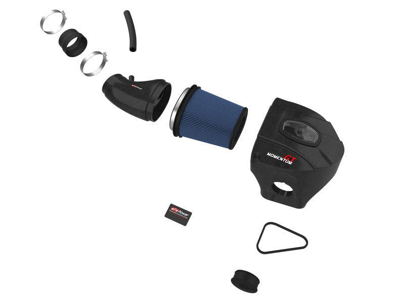 Sistema de admisión de aire aFe Momentum Black Series Carbon Fiber Pro 5R 11-19 Dodge Charger SRT8 6.4L
