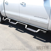 Cargar imagen en el visor de la galería, Westin/HDX 07-18 Chevrolet Silverado 1500 Crew (5.5ft) (Excl Classic) Drop WTW Nerf Step Bars - Blk