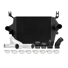 Cargar imagen en el visor de la galería, Mishimoto 03-07 Ford 6.0L Powerstroke Intercooler Kit con tubos (negro)