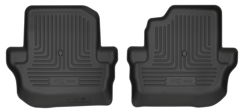 Revestimientos Husky 19-24 Jeep Wrangler JL 2dr. Revestimiento de piso negro para segundo asiento