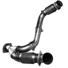 Cargar imagen en el visor de la galería, Kooks 07-08 GM 1500 3in x OEM Out GREEN Cat SS Y Pipe Kooks HDR Req