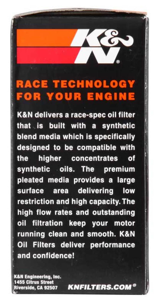 Filtro de aceite K&amp;N Filtro de aceite de cartucho para deportes motorizados