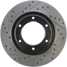 Cargar imagen en el visor de la galería, StopTech Slotted &amp; Drilled Sport Brake Rotor