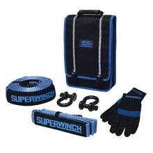 Cargar imagen en el visor de la galería, Superwinch Getaway Recovery Kit (Incl. Bow Shackles/Tree Trunk Protec/Recovery Strap/Gloves/Bag)